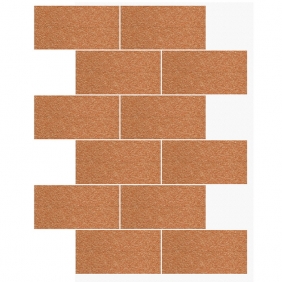 Фасадная панель АМК Блок однотонный 501